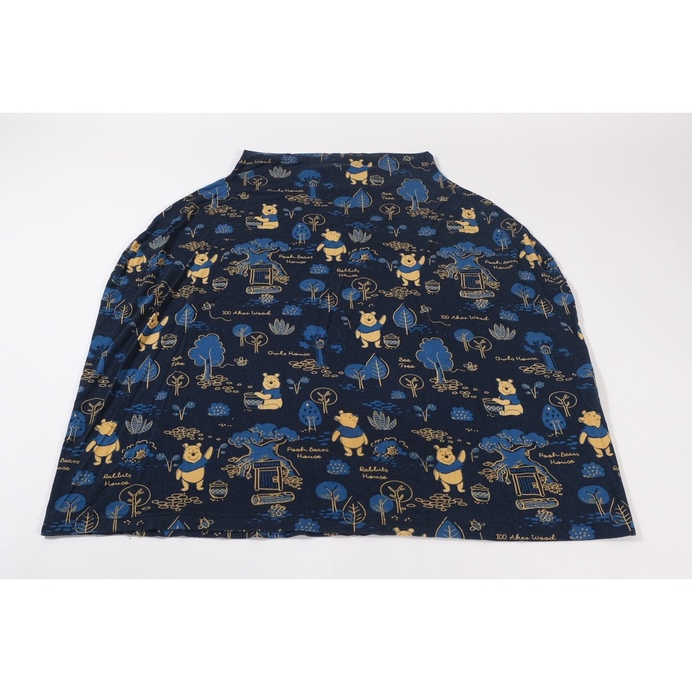 Milk Snob Nursing Cover OS Navy Winnie The Pooh 100 Acre Wood Car Seat Cover - Picture 2 of 3